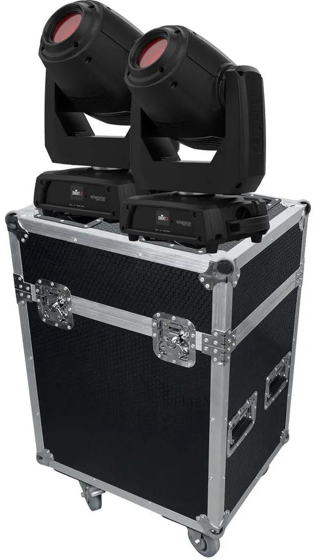 Main image of (2) Chauvet DJ Intimidator Spot 375ZX (Black), Rockville RMH2B Bundle