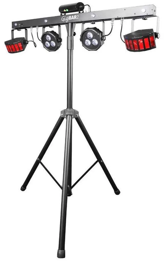 Alt view image 2 of 5 - (2) Chauvet DJ GigBAR 2 All-In-One Lighting System Bundle