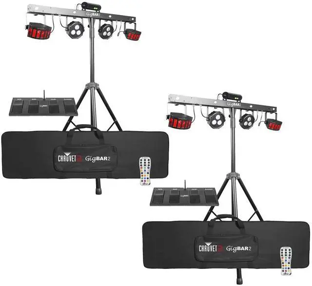 Main image of (2) Chauvet DJ GigBAR 2 All-In-One Lighting System Bundle