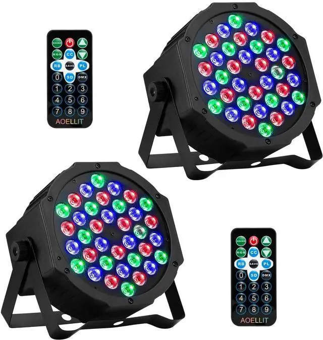 Alt view image 6 of 6 - American DJ Entour Chill Low-Lying Fog with Remote, DJ Lights 36 LED RGB 2 Pack Bundle