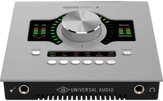 Alt view image 2 of 6 - Universal Audio Apollo Twin X DUO Gen 2 Essentials+  (2) KRK Rokit 5 G5  (2) ErnieBall 1/4 Bundle