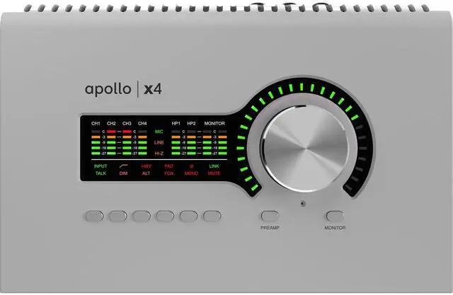 Alt view image 3 of 6 - Universal Audio Apollo x4 (G2)  Audio Technica ATH-M50X  (2) ErnieBall XLR 25FT Bundle