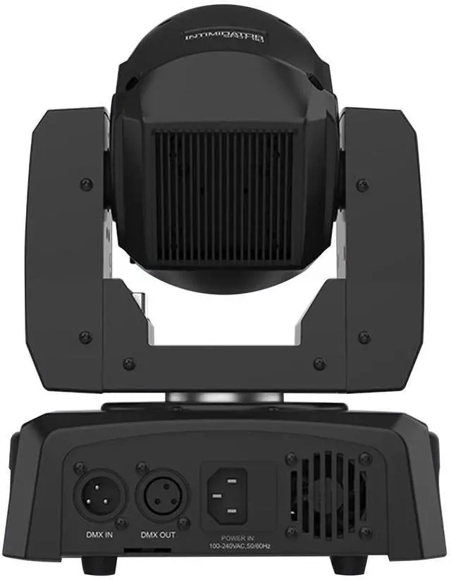 Alt view image 3 of 6 - (2) Chauvet DJ Intimidator Spot 110 Lightweight LED Moving Head with Clamps & (2) Rockville RTP32W Totem Moving Head Light Stands