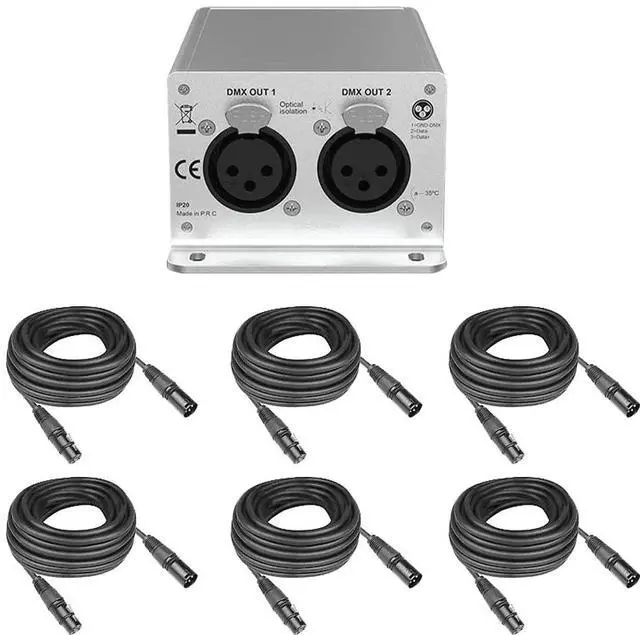 Main image of Chauvet DJ Xpress 1024 DMX Interface for ShowXpress software + (6) DMX Cables 50FT.