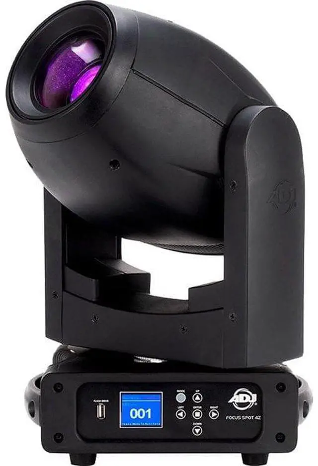 Alt view image 2 of 6 - (2) American DJ Focus Spot 4Z 200W LED Moving Head Spot Fixtures with Chauvet DJ Obey 70 Universal DMX Lighting Controller Package