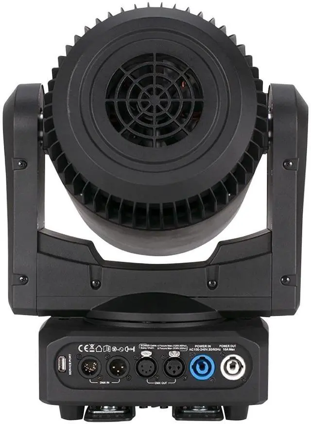 Alt view image 2 of 6 - American DJ Par Z Move RGBW  Moving Head LED Wash Light + ProX Roll-Away Utility Case with Retractable Handle [T-UTIHW] and Cable.