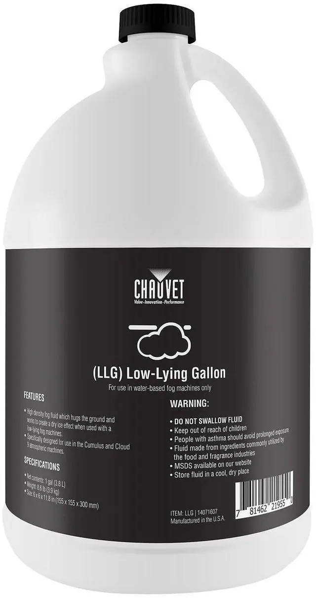 Alt view image 5 of 5 - Chauvet DJ Cumulus Professional Low-lying Fog Machine with Low-Lying Fog Fluid Package