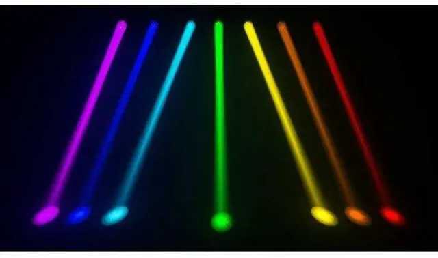 Alt view image 3 of 7 - 4x CHAUVET DJ Intimidator Beam 140SR + Flight Cases + Cabes and Clams.