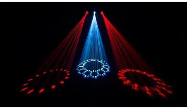 Alt view image 5 of 7 - 4x CHAUVET DJ Intimidator Beam 140SR + Flight Cases + Cabes and Clams.