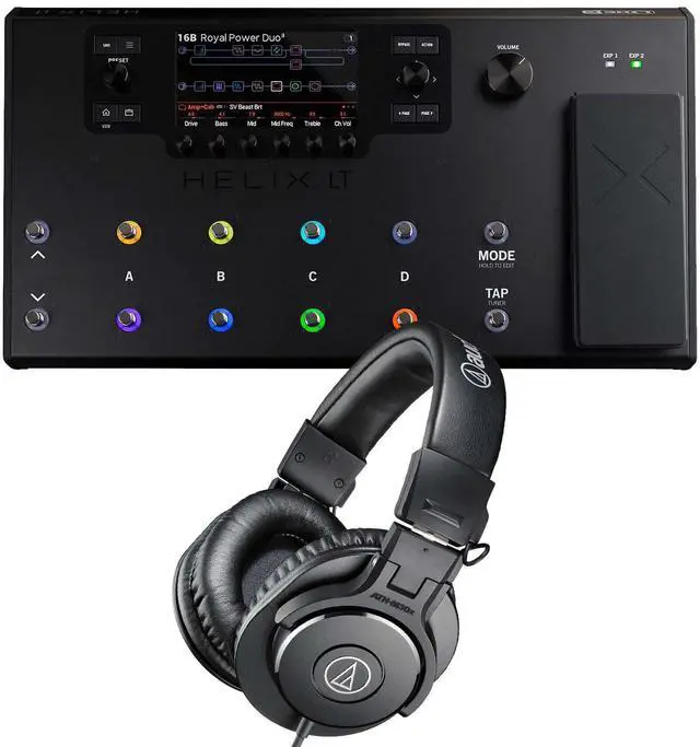 Main image of Line 6 Helix LT Guitar Multi-effects Processor, Audio-Technica ATH-M30x Bundle