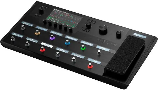 Alt view image 3 of 7 - Line 6 Helix Guitar Multi-effects Floor Processor, (2) ErnieBall XLR 25FT, (4) ErnieBall 1/4 Bundle