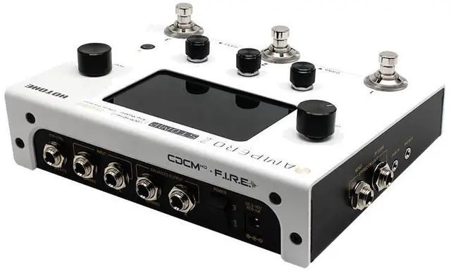 Alt view image 3 of 7 - Hotone Ampero II Stomp MP-300 Amp Modeler & Effects Processor, (6) ErnieBall 1/4 Bundle