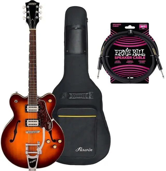 Main image of Gretsch G2622T Streamliner Center Block Electric Guitar, Abbey Ale, Gig Bag, ErnieBall 1/4 Cable Bundle