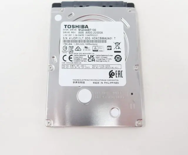 Main image of MQ04ABF100 1TB 2.5" 6Gbps 5400RPM SATA Internal Notebook Hard Drive