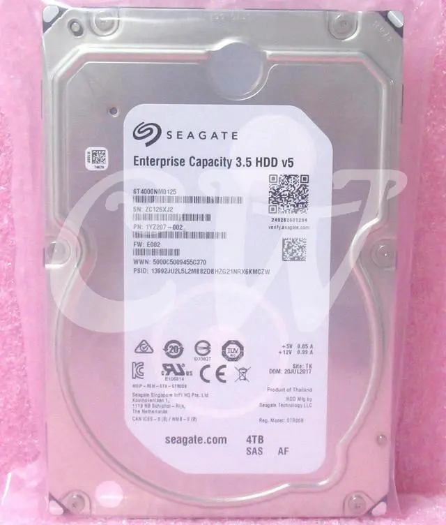 Main image of Seagate EXOS ST4000NM0125 4TB 7.2K 12Gbpd 128MB Cache 3.5" SAS HDD Hard Drive
