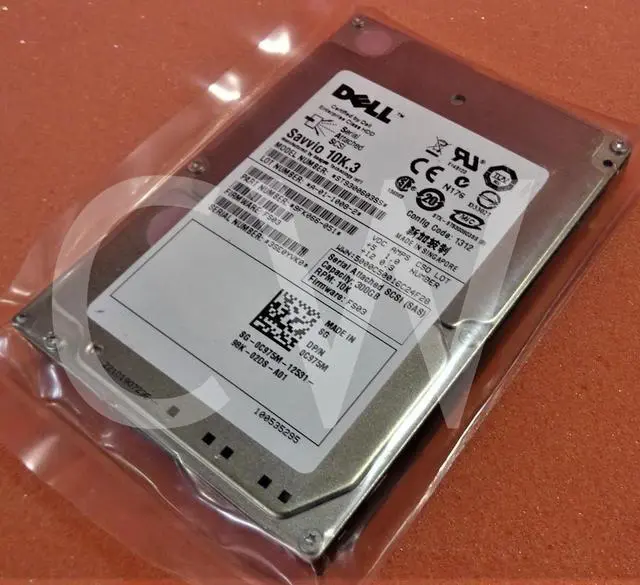 Alt view image 2 of 2 - C975M ST9300603SS Dell SAVVIO 10K.3 300GB 10K RPM 6Gbps 2.5" SAS HDD Hard Drive