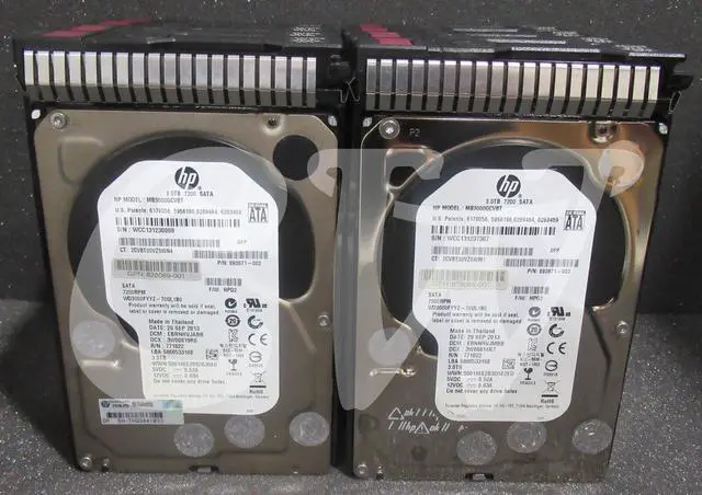 Alt view image 3 of 3 - LOT OF 10 - 628182-001 628061-B21 HP 3TB 7.2K 6G 3.5in SATA Hard Drive