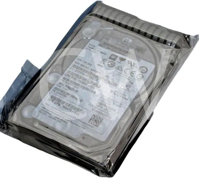 Alt view image 2 of 2 - 0-HOURS 765873-001 765466-B21 HPE 2TB 7200RPM 12Gbps 2.5" SAS HDD Hard Drive