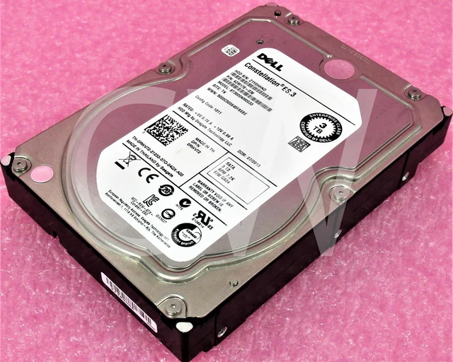 Alt view image 2 of 2 - 0RWV72 RWV72 ST3000NM0033 Dell 3TB 7.2K RPM 6Gb/s 3.5" SATA HDD Hard Drive
