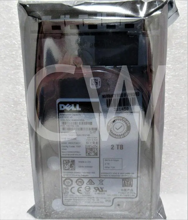 Main image of VR92X ST2000NX0423 Dell ENT 2TB 7.2K RPM 6Gb/s 2.5" SATA SERVER HDD Hard Drive