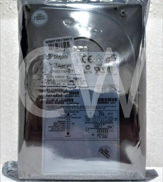 Alt view image 2 of 2 - ST318203LC Seagate 18LP 18.2GB 10K Ultra2 Wide 80-Pin 1MB SCSI 3.5" Hard Drive