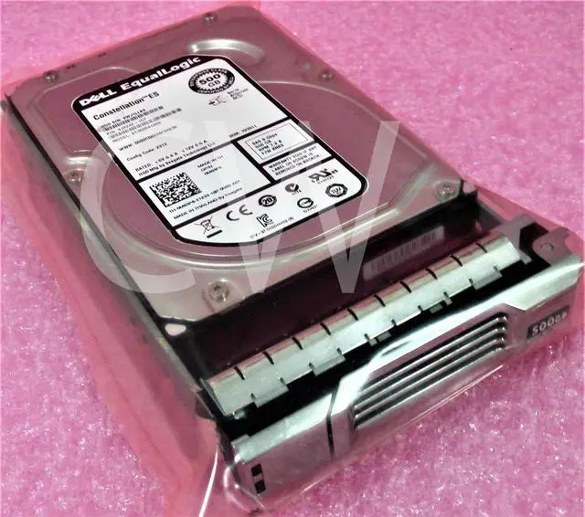 Alt view image 2 of 2 - M63P8 ST3500414SS Dell EQL 500GB 7.2K RPM 6Gb/s 3.5" SAS SERVER HDD Hard Drive