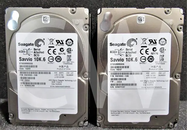 Main image of LOT OF 10 - Seagate ST900MM0006 9WH066 900GB 10K RPM 6Gb/s 2.5" SAS Hard Drive