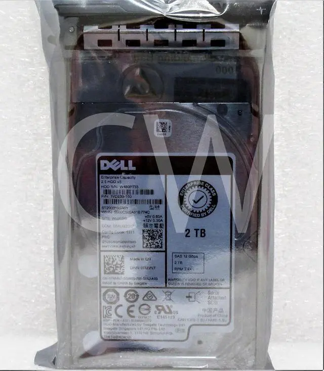 Alt view image 2 of 2 - TMVN7 ST2000NX0463 Dell ENT 2TB 7.2K RPM 12Gb/s 2.5" SAS SERVER HDD Hard Drive