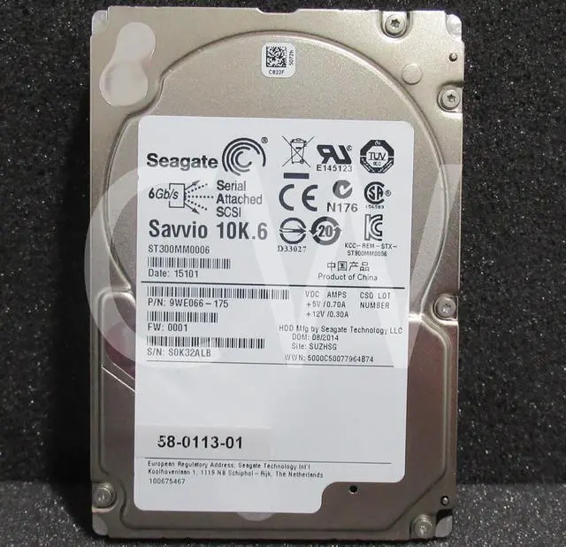 Alt view image 4 of 4 - LOT OF 10 -Seagate ST300MM0006 9WE066 300GB 10K RPM 6Gb/s 2.5"SAS HDD Hard Drive