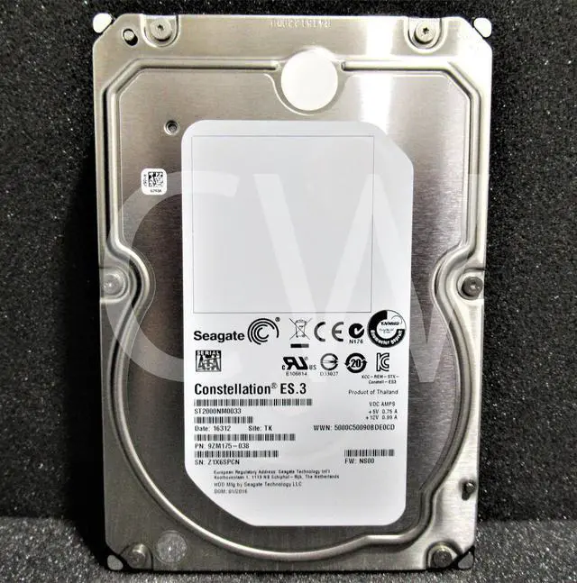 Alt view image 3 of 4 - LOT OF 10-Seagate ST2000NM0033 9ZM175 2TB 7.2K RPM 6Gb/s 3.5"SATA HDD Hard Drive