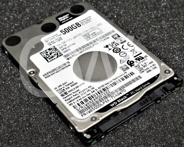 Main image of WD5000LPSX Western Digital 500GB 7200RPM 6Gbps 2.5" SATA Laptop HDD Hard Drive
