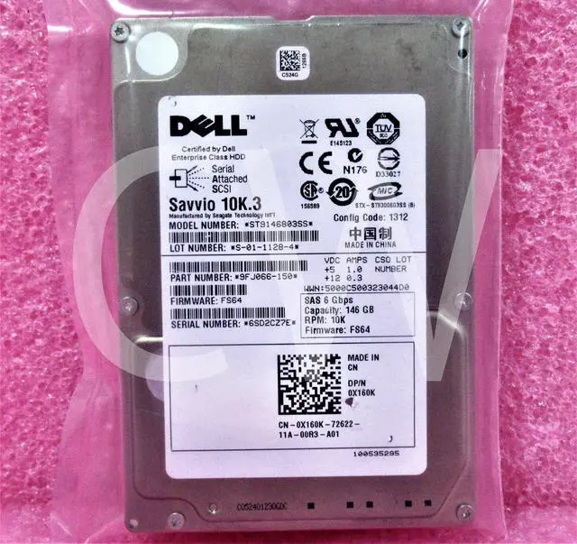 Alt view image 2 of 2 - X160K 0X160K Dell ST9146803SS 146GB 10000RPM 6Gbps 2.5"SAS ENTERPRISE Hard Drive