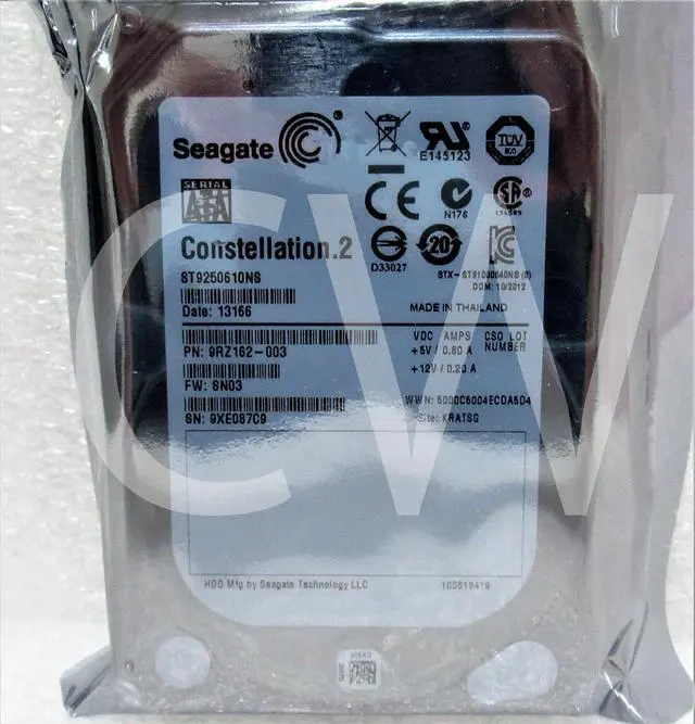 Main image of ST9250610NS Seagate 9RZ162-003 250GB 7.2K RPM 6Gb/s 2.5" SATA HDD Hard Drive
