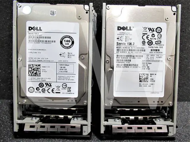Main image of LOT OF 10 - Dell X162K ST9146852SS 146GB 15K RPM 6Gb/s 2.5" SAS HDD Hard Drive