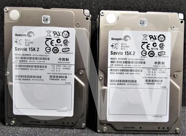 Main image of LOT OF 10-Seagate ST9146852SS 9FU066 146GB 15K RPM 6Gb/s 2.5" SAS HDD Hard Drive