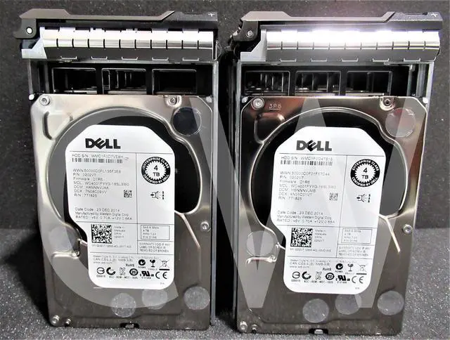 Main image of LOT OF 10-Dell 202V7 WD4001FYYG 4TB 7.2K RPM 6Gb/s 3.5"SAS SERVER HDD Hard Drive