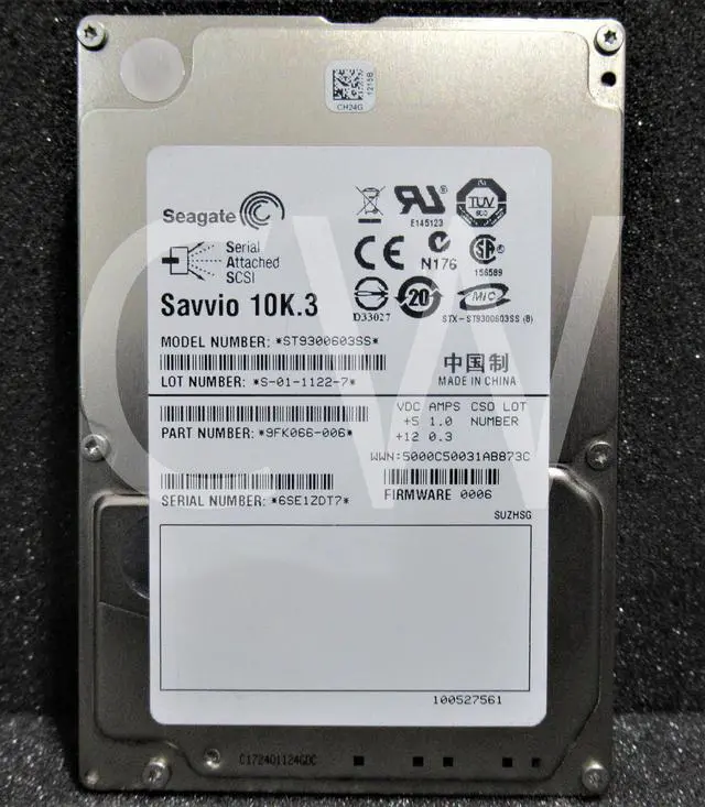 Alt view image 2 of 2 - ST9300603SS Seagate 9FK066-006 300GB 10K RPM 6Gb/s 2.5" SAS HDD Hard Drive