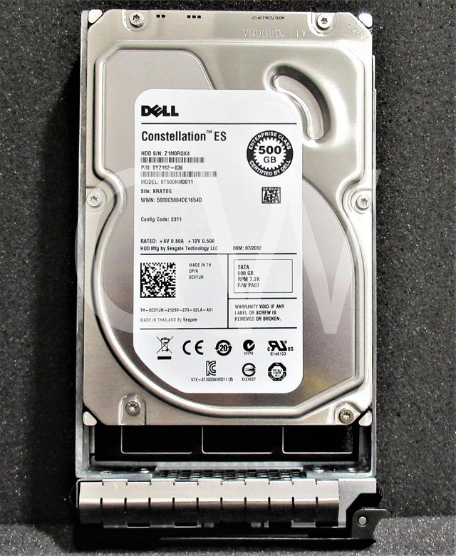 Dell Enterprise 2TB 7.2K RPM SATA HDD – MG03ACA200, 0JWVN, Refurbished