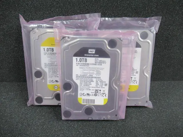 Main image of WD1003FBYZ (LOT OF 3PC) 1TB 7.2K SATA 3.5" 6Gbps Hard Drive