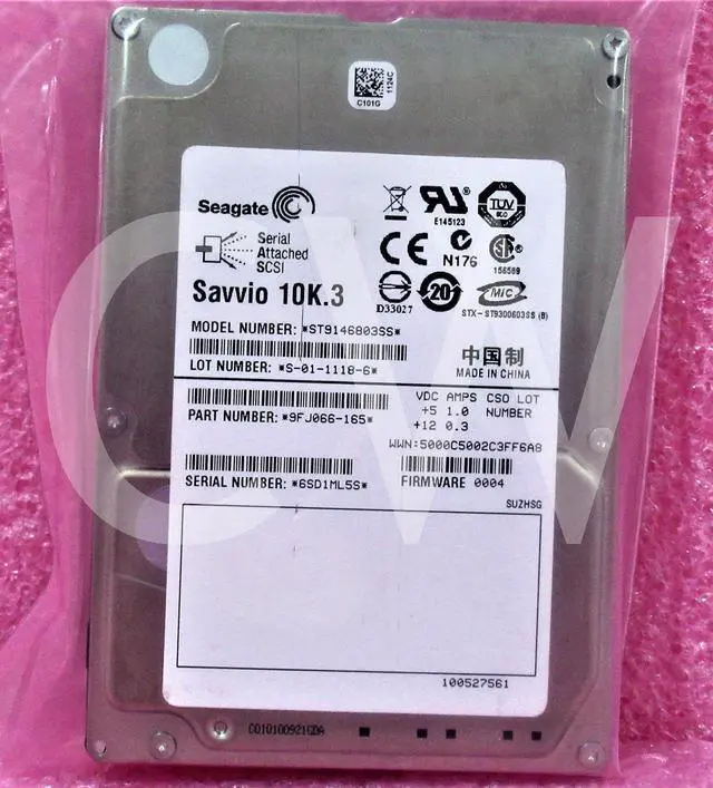 Alt view image 2 of 2 - Seagate SAVVIO 10K.3 ST9146803SS 9FJ066 146GB 10K RPM 6Gb/s 2.5" SAS Hard Drive