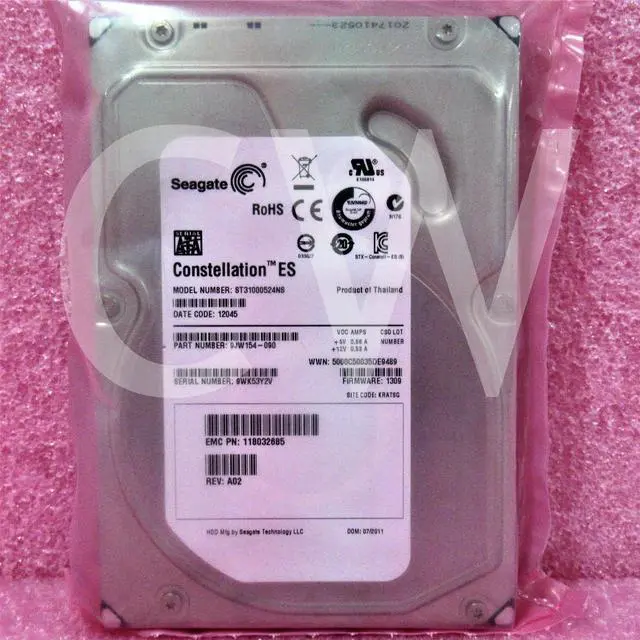 Alt view image 2 of 2 - ST31000524NS Seagate 9JW154-090 1TB 7200RPM 3Gbps 3.5" SATA HDD Hard Drive