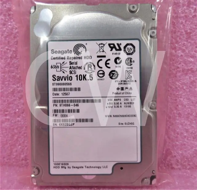 Alt view image 2 of 2 - ST9900805SS Seagate 9TH066-046 900GB 10K RPM 6Gb/s 2.5" SAS HDD Hard Drive