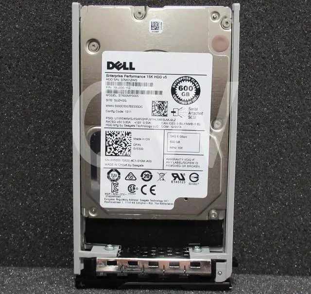 Main image of V5300 0V5300 ST600MP0005 DELL ENTERPRISE 600GB 15K 6G 2.5" SAS Hard Drive HDD V5