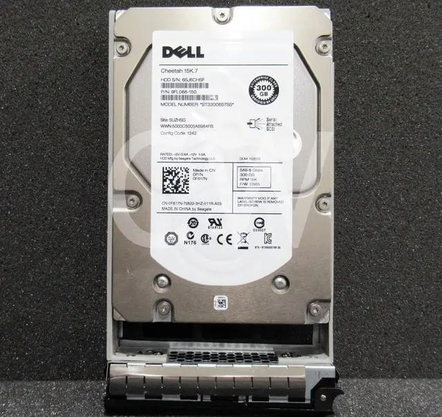 Alt view image 2 of 2 - F617N Dell ST3300657SS 300GB 15KRPM 6Gb/s 3.5"SAS SERVER HDD Hard Drive W/R Tray