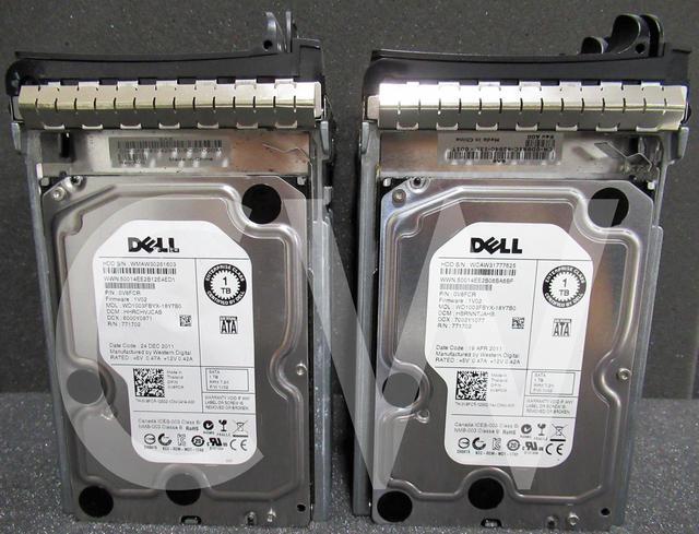 Main image of LOT OF 10-Dell V8FCR 0V8FCR WD1003FBYX 1TB 7.2KRPM 3Gb/s 3.5"SATA HDD Hard Drive