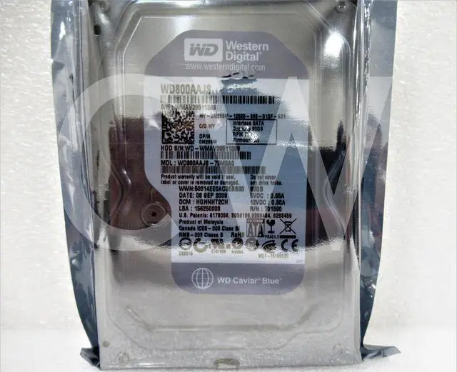 Alt view image 2 of 2 - M269M 0M269M Dell 80GB 7.2K RPM 3Gb/s 3.5" SATA HDD Hard Drive WD800AAJS-75M0A0