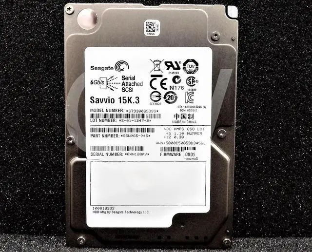 Alt view image 4 of 4 - LOT OF 10 -ST9300653SS 9SW066 Seagate 300GB 15K RPM 6Gb/s 2.5"SAS HDD Hard Drive