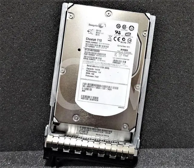 Alt view image 2 of 2 - WR711 ST3146755SS Dell 146GB 10KRPM 3Gb/s Hot Swap 3.5"SAS SERVER HDD Hard Drive