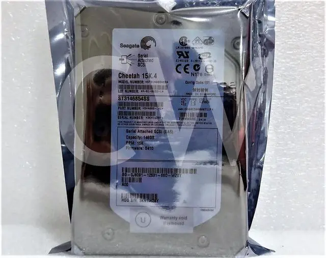 Alt view image 2 of 2 - J8091 0J8091 ST3146854SS Dell 146GB 15K RPM 3Gbps 3.5" SAS HDD Hard Drive
