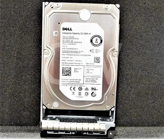 Alt view image 2 of 2 - R7FKF Dell ST2000NM0005 ENTERPRISE 2TB 72KRPM 12Gbps 3.5"SAS HDD Hard Drive